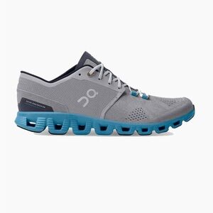 ON Cloud X Men's Athletic Shoes Gray and Blue size 13